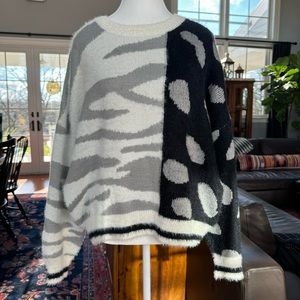 Elan Brand animal print sweater